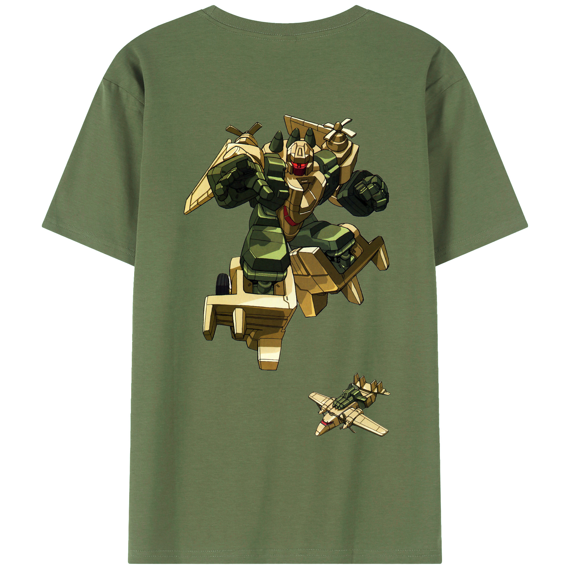（画像用）  綿100％ メンズ半袖Tシャツ（バックプリント） 通気性